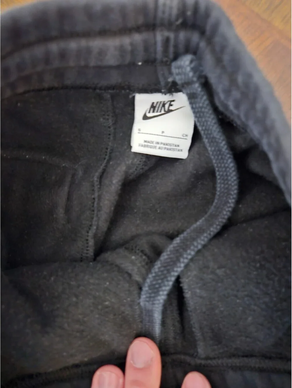 Nike Club Fleece Tapered Black Jogger Pants Men's Size Small